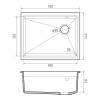 Мойка RIVELATO LINO 554-R арт.LN-554-R antracite 