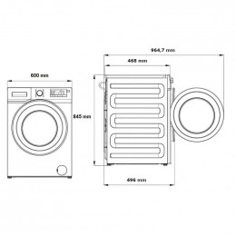 Стиральная машина BEKO BM3WFSU37213WPBB                                                                                                                                                                                                                   