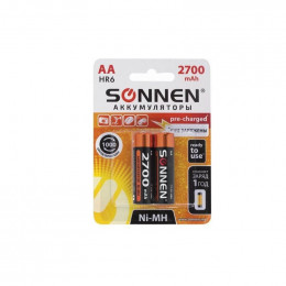 Аккумулятор BL2 R6 2700mAh SONNEN BL-2 (аккум-р 1.2В) 454235                                                                                                                                                                                              