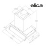 Вытяжка полновстраиваемая Elica BOXIN LX/BL MAT/A/90 PRF0172167 