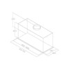 Вытяжка полновстраиваемая Elica LANE SENSOR BLMAT/A/72 PRF0188480A 