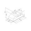 Вытяжка полновстраиваемая KRONA KATE 600 INOX PB K 