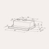 Вытяжка телескопическая KRONA KAMILLA T 600 INOX 