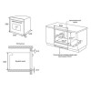 Духовка с функцией СВЧ KORTING OKB 1680 GN MW 