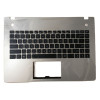 Клавиатура для ноутбука Asus N46 N46VB N46VJ N46VM N46VZ в верхней панелью 