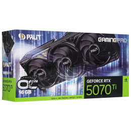 Видеокарта Palit GeForce RTX 5070 Ti GamingPro OC (NE7507TS19T2-GB2031A)                                                                                                                                                                                  
