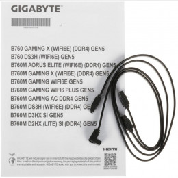 Материнская плата GIGABYTE B760M GAMING X WIFI6E GEN5                                                                                                                                                                                                     