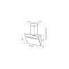 Вытяжка наклонная JET AIR VIKI BL 60 A PRF0111475B 