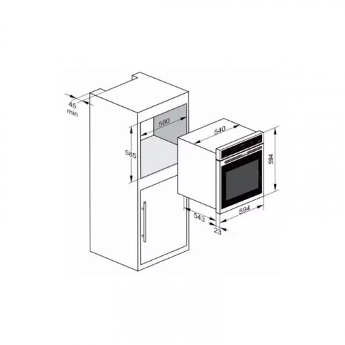 Духовка KAISER EH 6306 RS 