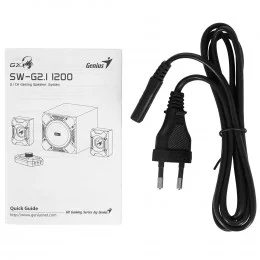 Колонки Genius SW-G2.1 1200 черный                                                                                                                                                                                                                        
