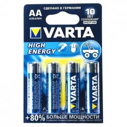 Батарейка VARTA 4906 HIGH ENERGY AA BL4                                                                                                                                                                                                                   