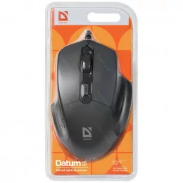 Проводная оптическая мышь Defender Datum MB-347 черный                                                                                                                                                                                                    