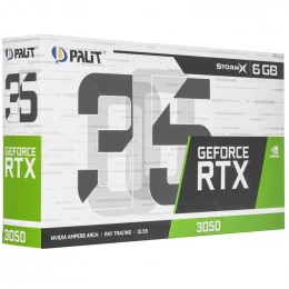 Видеокарта Palit GeForce RTX 3050 StormX (NE63050018JE-1072F)                                                                                                                                                                                             
