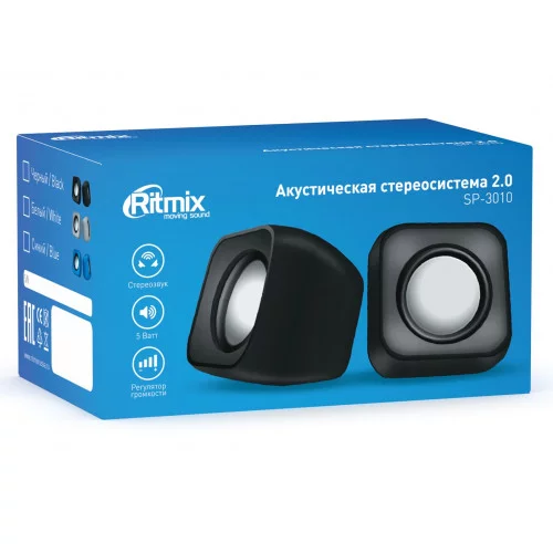 Колонки Ritmix SP-3010 черный 