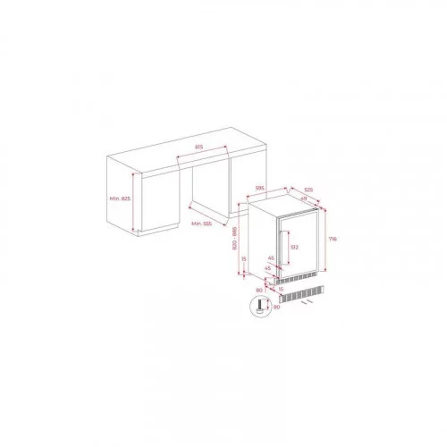 Винный шкаф Teka RVU 20046 GBK 