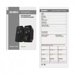 Колонки 2.0 SVEN 335 Чёрный                                                                                                                                                                                                                               