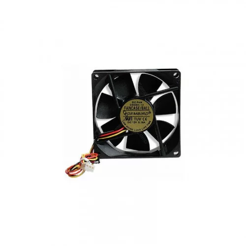 Кулер для корпуса GEMBIRD 80*80*25 мм FANCASE/BALL Fan for PC case ball bearing 