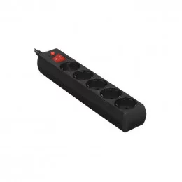 Сетевой фильтр Buro 500SH-5-B 5м (5 розеток) черный 2200 Вт                                                                                                                                                                                               
