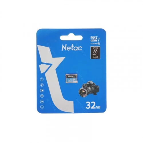 Память micro Secure Digital Card 32Gb Netac NT02P500STN-032G-S 