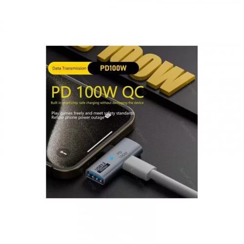 Адаптер-переходник 2в1 KS-is USB-C 2 в 1 USB-A KS-is (KS-854) 