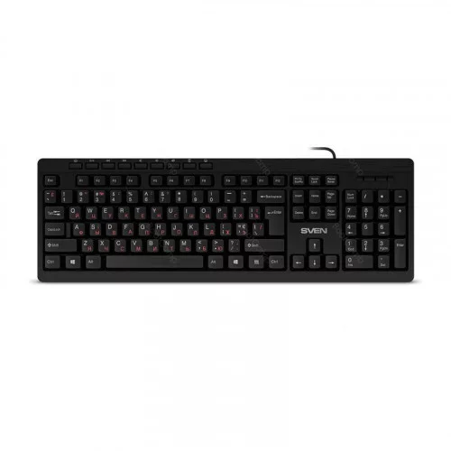 Клавиатура SVEN KB-C3010 Black USB 