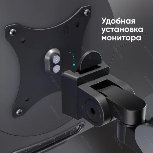 Крепление для монитора ONKRON G110 чёрный 