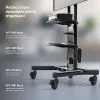 Мобильная стойка для ТВ ONKRON TS1881 чёрный 