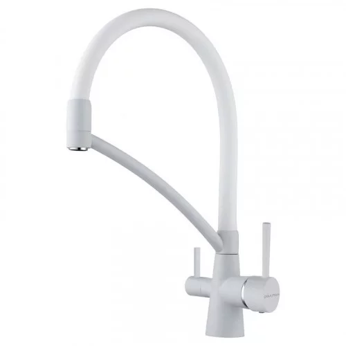 Кухонный смеситель PAULMARK SIEGEN-WH (Si213111-WH) белый 