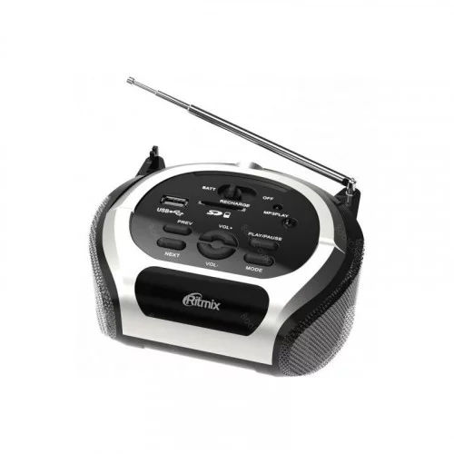 Магнитола RITMIX RBB-010 silver 
