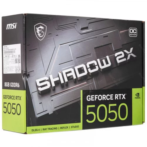Видеокарта MSI GeForce RTX 5050 SHADOW 2X OC RTX 5050 8G SHADOW 2X OC 