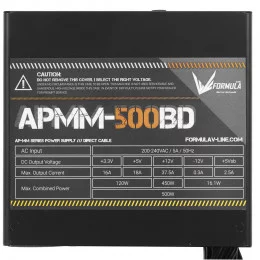 Блок питания Formula APMM-500BD [APMM-500BD] черный                                                                                                                                                                                                       