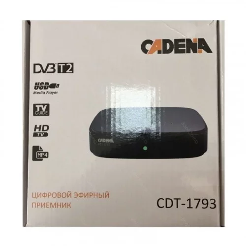 Приемник цифровой эфирный Cadena CDT-1793 