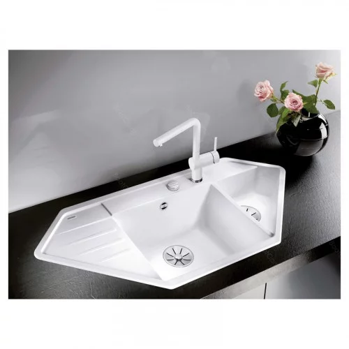 Кухонный смеситель BLANCO LINUS-S (516692) белый 