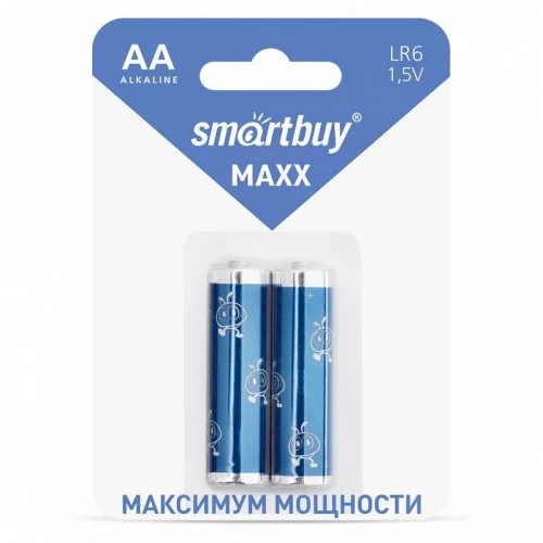 Батарейки Smartbuy MAXX LR6/2B (24/240) (SBBM-2A02B) 
