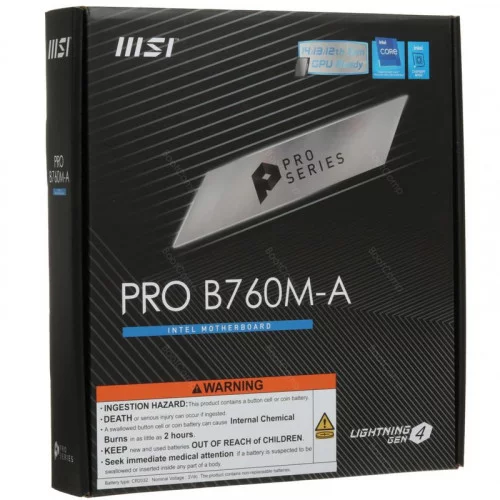 Материнская плата MSI PRO B760M-A 