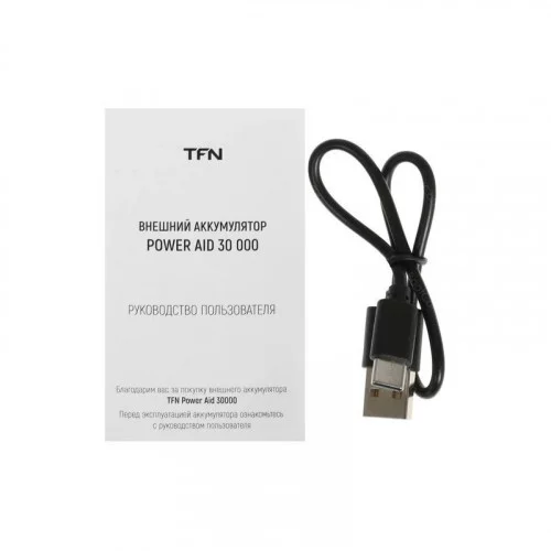 Портативная батарея TFN PowerAid PD TFN-PB-280-BK 30000мАч черная 