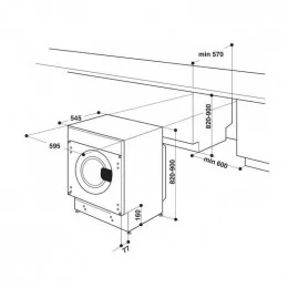 Стиральная машина встраиваемая Whirlpool BI WMWG 71483E EU N                                                                                                                                                                                              
