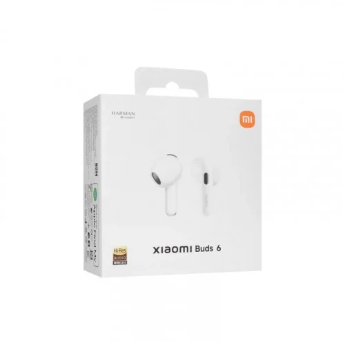 Беспроводные наушники Xiaomi Buds 6 белые (BHR08OGGL) 