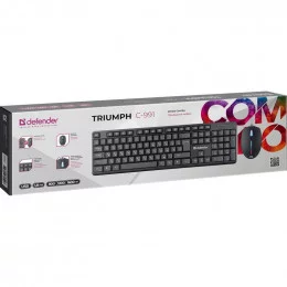 Комплект клавиатура + мышь DEFENDER TRIUMPH C-991 RU [45991]                                                                                                                                                                                              