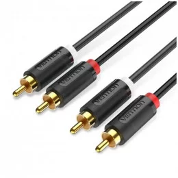 Кабель аудио Vention BCMBH (2RCA M - 2RCA M) 2м черный                                                                                                                                                                                                    