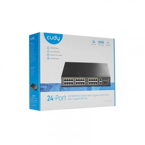 Коммутатор CUDY FS1026PS1 