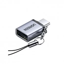 Переходник OTG USB Type-C - USB 3.0 UGREEN US270 серый космос                                                                                                                                                                                             