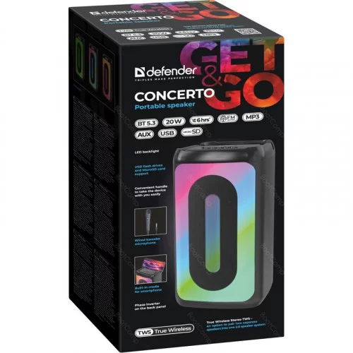 Портативная колонка Defender Concerto 