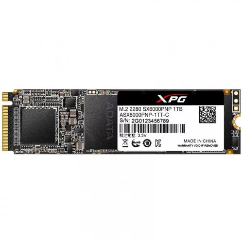 Диск SSD M.2 PCI-E 1024Gb (1Tb) A-DATA XPG SX6000 Pro (ASX6000PNP-1TT-C) 