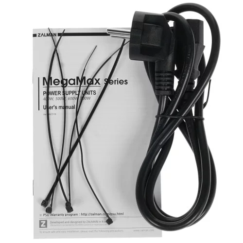 Блок питания ZALMAN MegaMax (TXll) 500W [ZM500-TXII] черный 