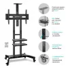 Мобильная стойка для ТВ ONKRON TS1881 чёрный 