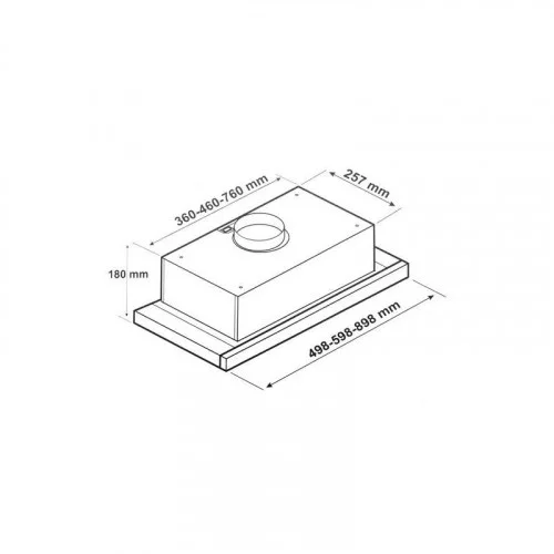Вытяжка телескопическая JETAIR AURORA LX/GRX/F/50 PRF0093612C 