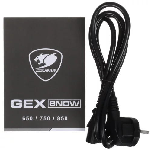 Блок питания Cougar GEX 650 SNOW [31GE065002R01] белый 