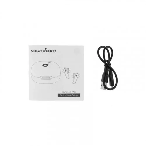 Беспроводные наушники с микрофоном Anker Soundcore P40i синий 