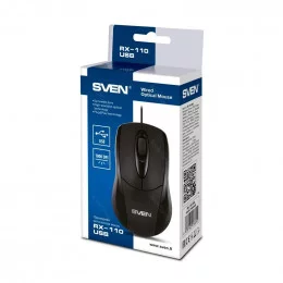 Мышь SVEN RX-110 USB+PS/2 black                                                                                                                                                                                                                           